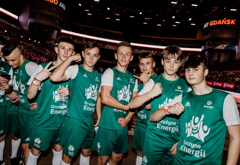 Na zdjęciu wychowankowie MOW Trzebież