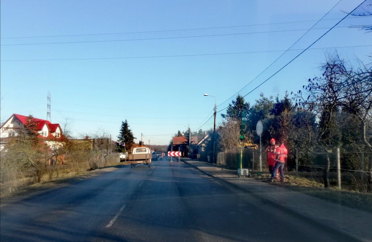 Ruch wahadłowy na odcinku drogowym Police-Szczecin