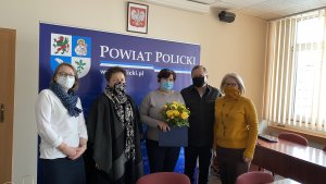 Kierownictwo Starostwa Powiatowego w Policach z nowym Powiatowym Inspektorem Nadzoru Budowlanego w Policach