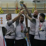 Zawodnicy klubu Defmar Police podczas zawodów w Wilkowicach