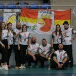 Zawodnicy klubu Defmar Police podczas zawodów w Wilkowicach