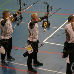 Zawodnicy klubu Defmar Police podczas zawodów w Wilkowicach