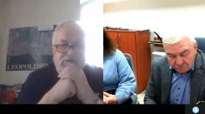 Z lewej przedstawiciel Powiatu Vorpommern-Greifswald Werner Hackbart z prawej Andrzej Podlecki Naczelnik Wydziału Bezpieczeństwa i Zarządzania Kryzysowego Starostwa Powiatowego w Policach