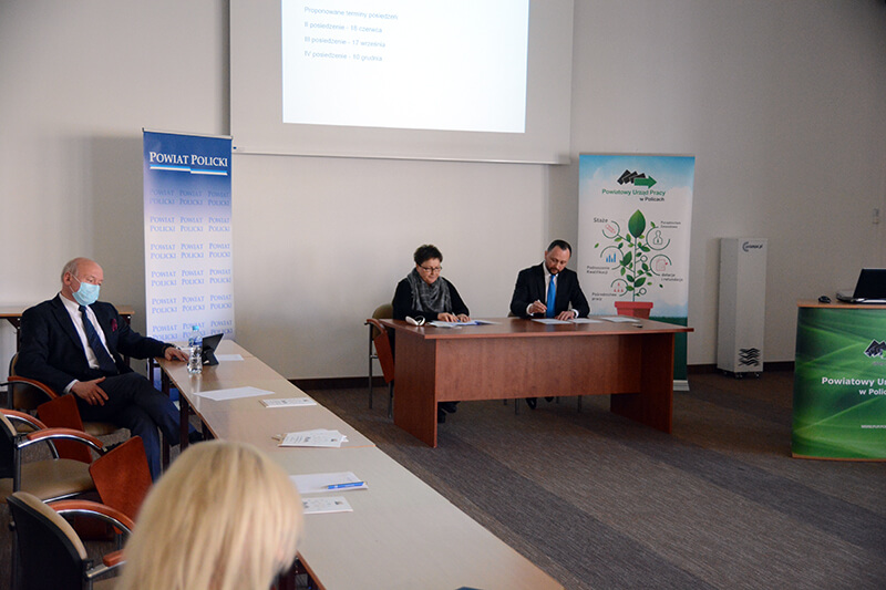 Posiedzenie Powiatowej Rady Rynku Pracy w Policach