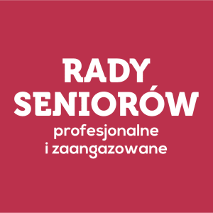 Logo Rady Seniorów profesjonalne i zaangażowane