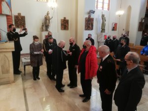 Wręczanie odznaczeń dla strażaków