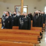 Strażacy podczas Mszy Świętej