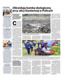 Promocyjna strona Powiatu Polickiego w Glosie Polic