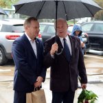 Starosta Policki Andrzej Bednarek i Przewodniczący Rady Powiatu w Policach Cezary Arciszewski