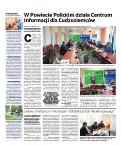 Strona promocyjna Powiatu Polickiego w Głosie Polic