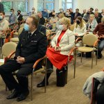 Wicestarosta Policki Joanna Napiwodzka podczas konferencji szkoleniowej