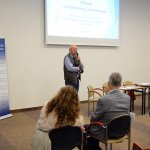 Wojewódzki Inspektor Budowlany przemawia podczas konferencji szkoleniowej