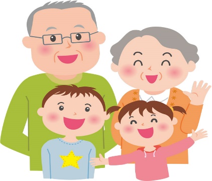 Ikona obrazująca dziadków i wnuczęta