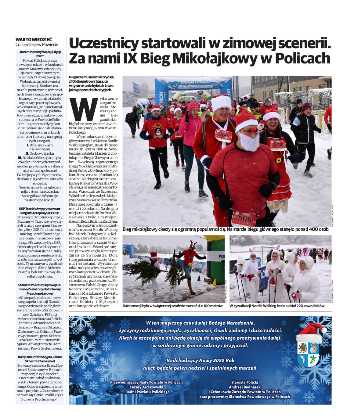 Strona promocyjna Powiatu Polickiego w Głosie Polic