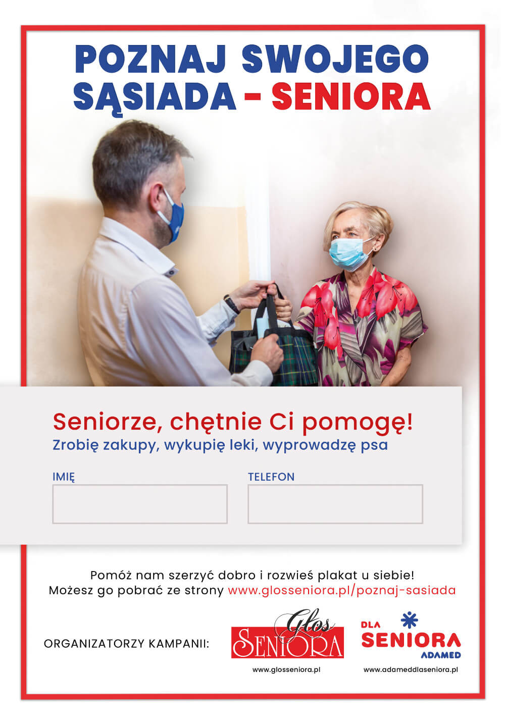 Plakat promujący akcję