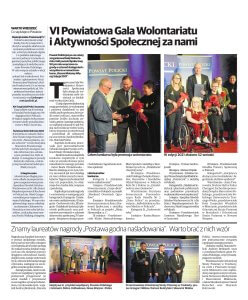 Strona promocyjna kwietniowego wydania "Głosu Polic EXTRA"