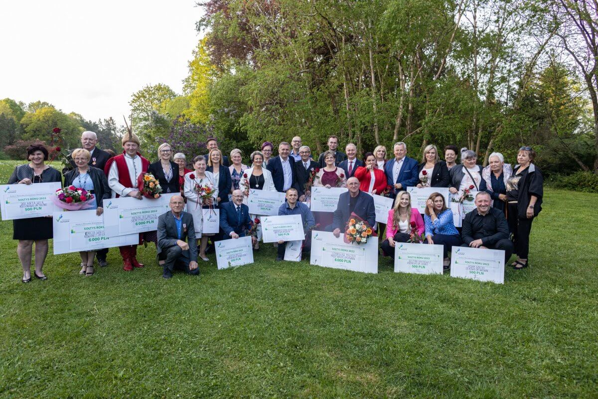 Wyróżnieni Sołtysi podczas "Gali Sołtysa"