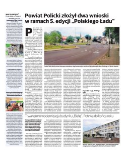Strona promocyjna Powiatu Polickiego w Głosie Polic