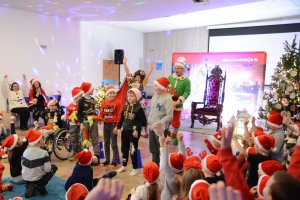 Konkurs podczas imprezy mikołajkowej