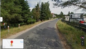 Wjazd do miejscowości Stobno