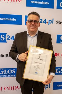 Ryszard Budzisz z dyplomem