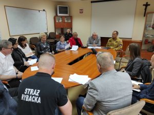 Posiedzenie Powiatowego Zespołu Zarządzania Kryzysowego w Policach