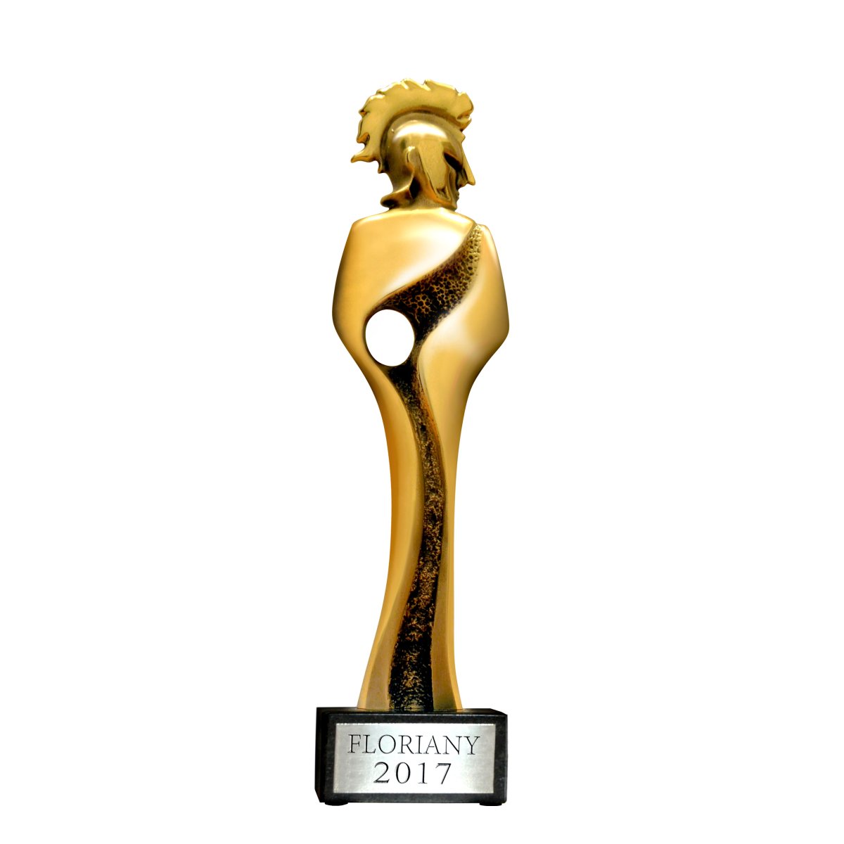 Złota statuetka Florian