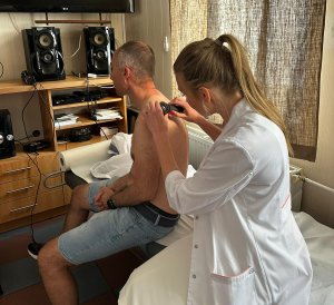 Wykonywania badania przez lekarza