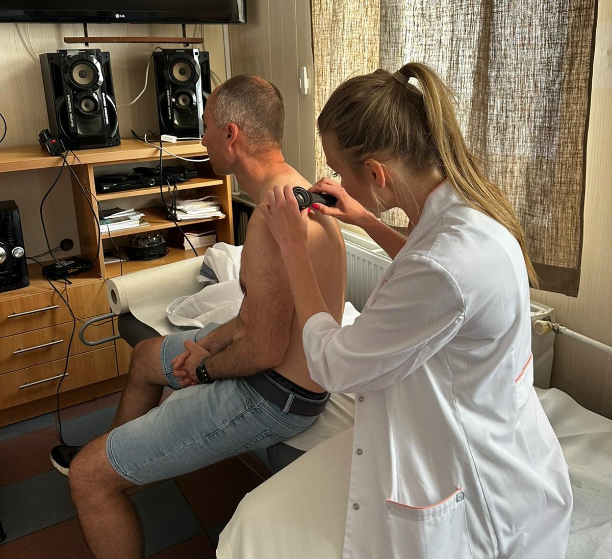 Wykonywania badania przez lekarza