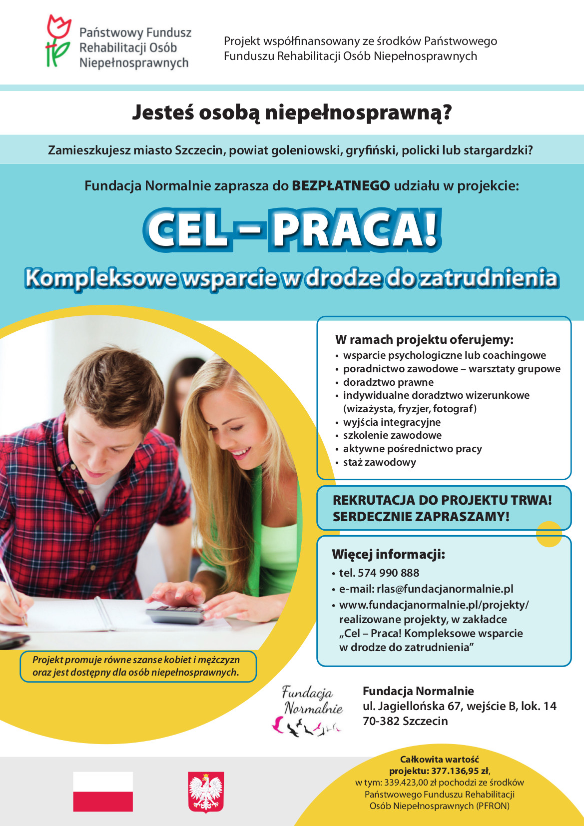 Plakat promujący akcję