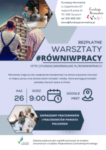 Plakat informujący o wydarzeniu