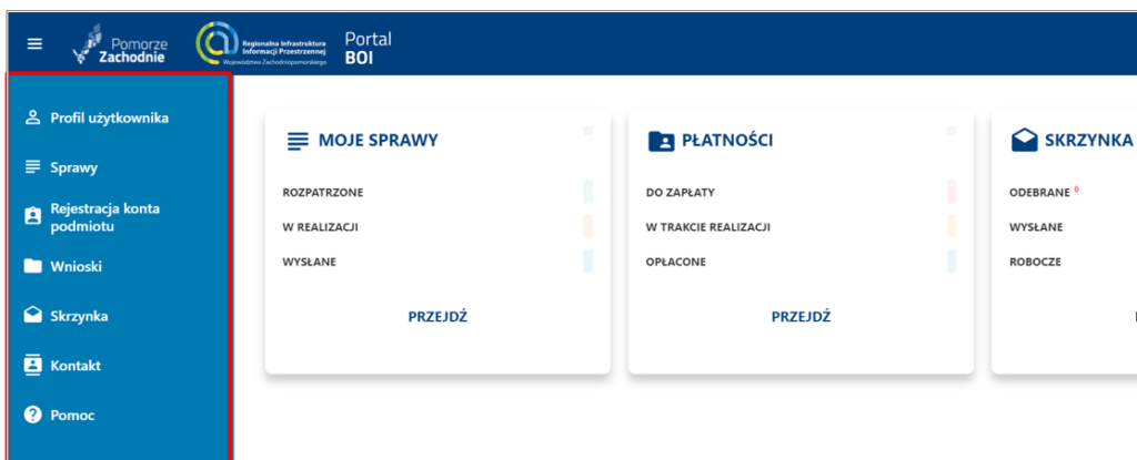 Screenshot ze strony internetowej