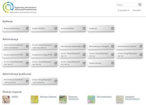 Grafika promująca System Informacji Przestrzennej
