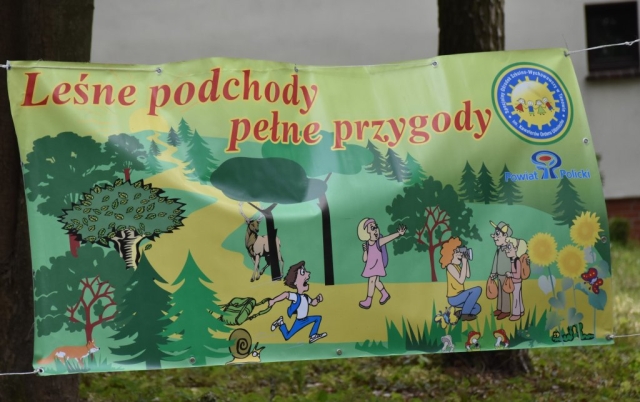 Baner wydarzenia "Leśne podchody pełne przygody"