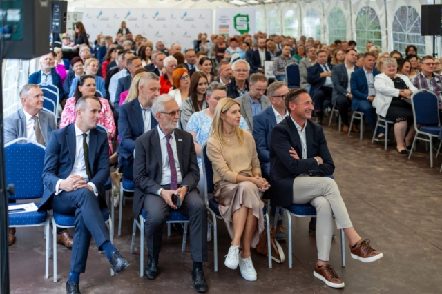 Uczestnicy Gali Sołtysa 2024 siedzący na widowni