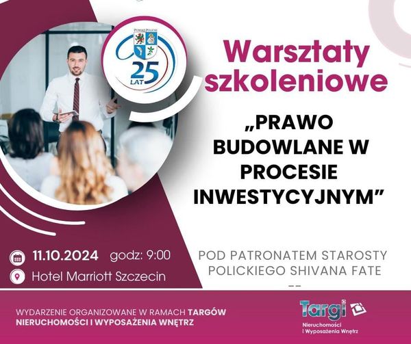 Plakat warsztatów szkoleniowych