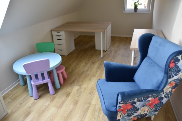 Gotowy pokój w siedzibie Poradni Psychologiczno-Pedagogicznej w Policach
