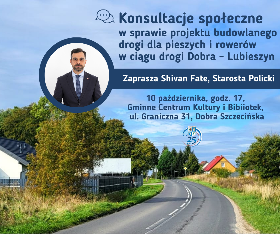 Plakat konsultacji społecznych