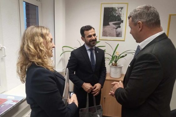 Starosta Policki na spotkaniu