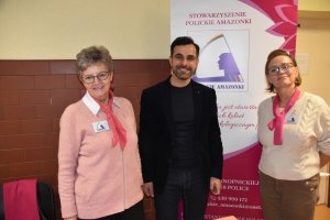 Starosta Policki podczas wydarzenia