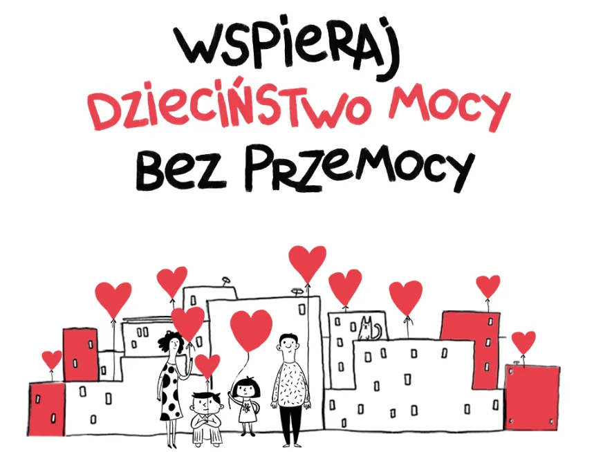 Wspieraj Dzieciństwo Bez Przemocy plakat