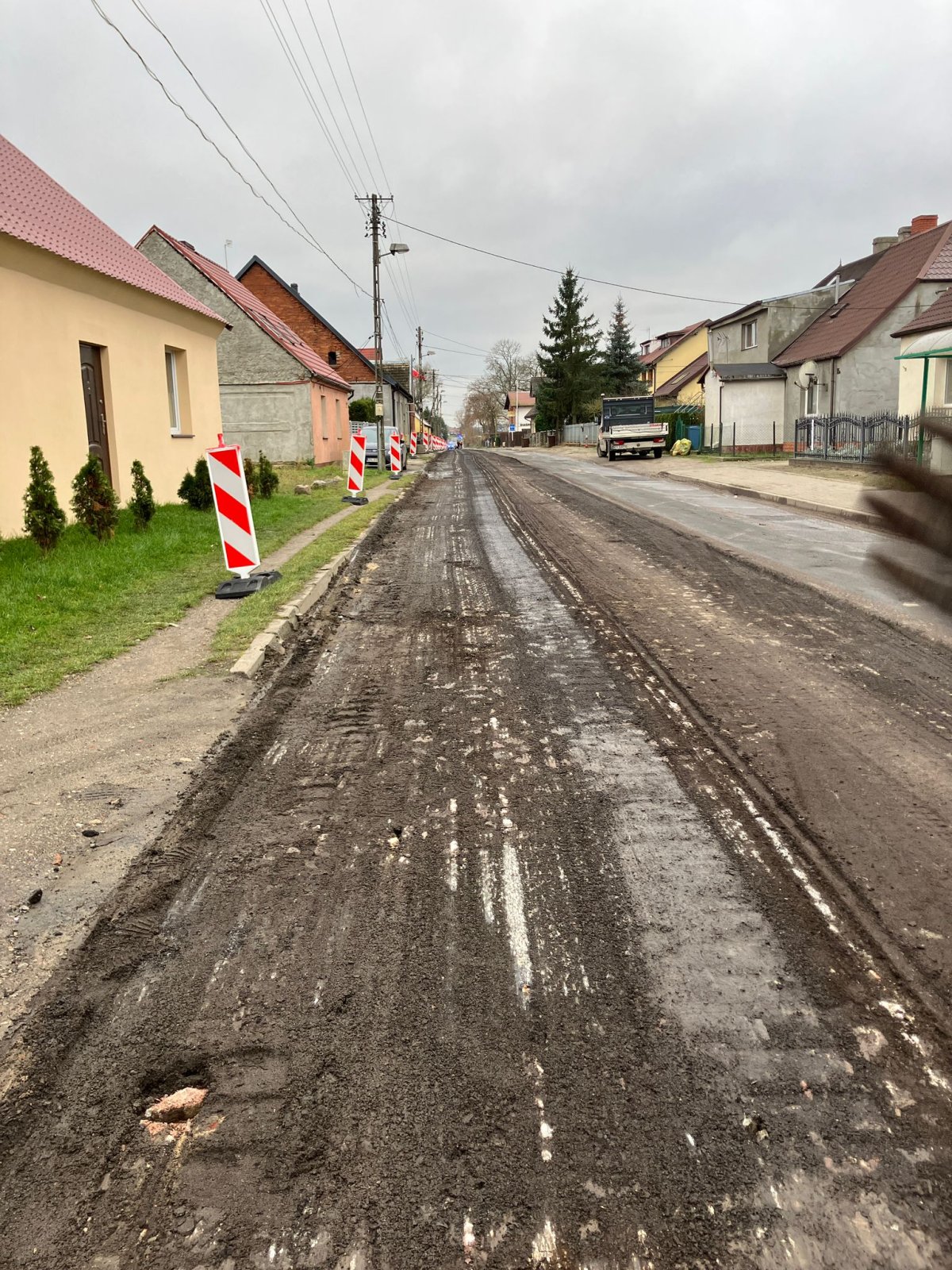 Zdjęcie robót drogowych