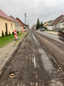Zdjęcie robót drogowych
