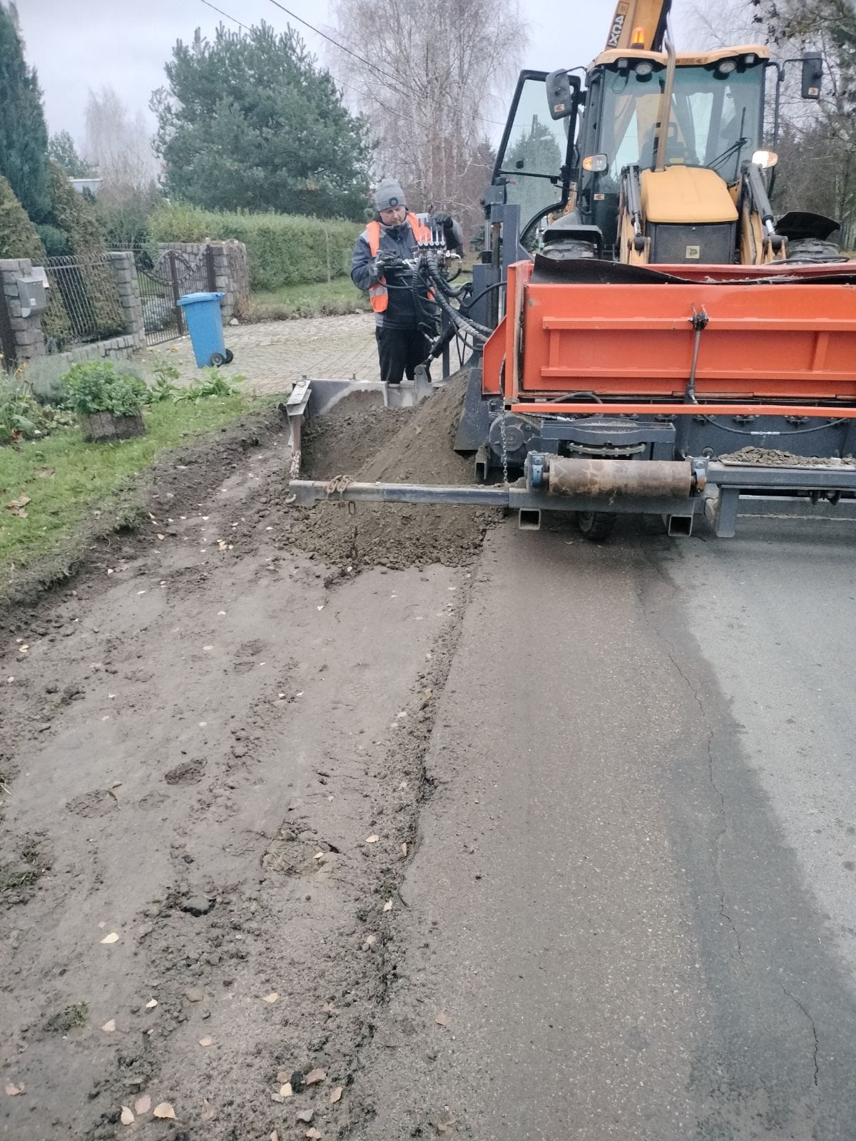 Zdjęcie robót drogowych